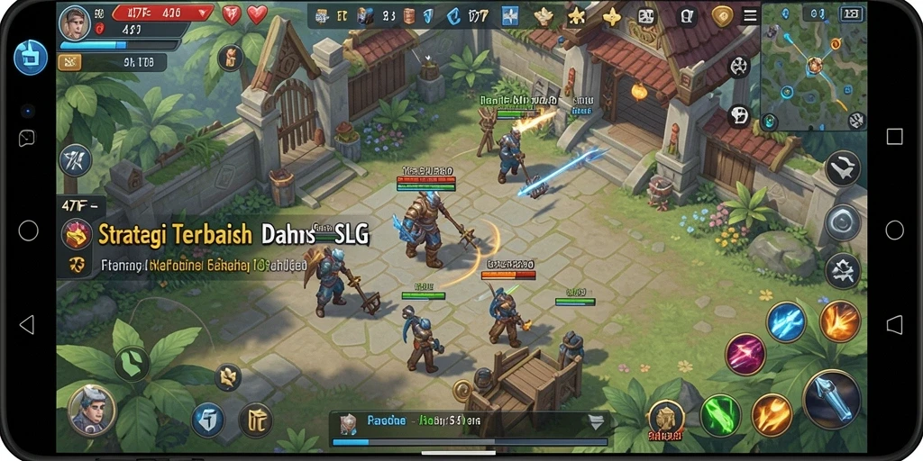 Tampilan gameplay yang mendebarkan di 47F, penuh strategi dan aksi.