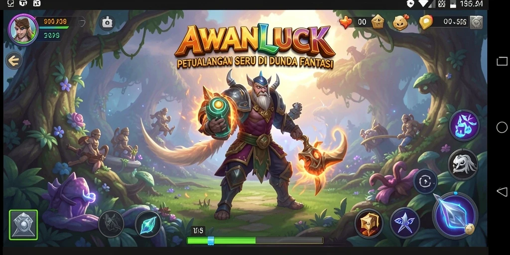 Tampilan gameplay <strong>AWANLUCK</strong> yang menarik dan penuh tantangan.
