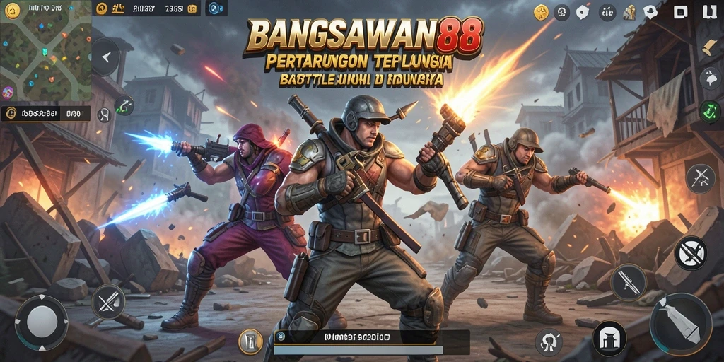 Tampilan gameplay seru dan menegangkan di BANGSAWAN88.