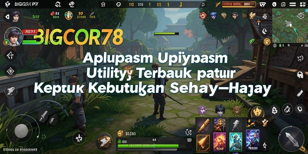 Tampilan antarmuka utama BIGCOR78 yang intuitif dan modern.