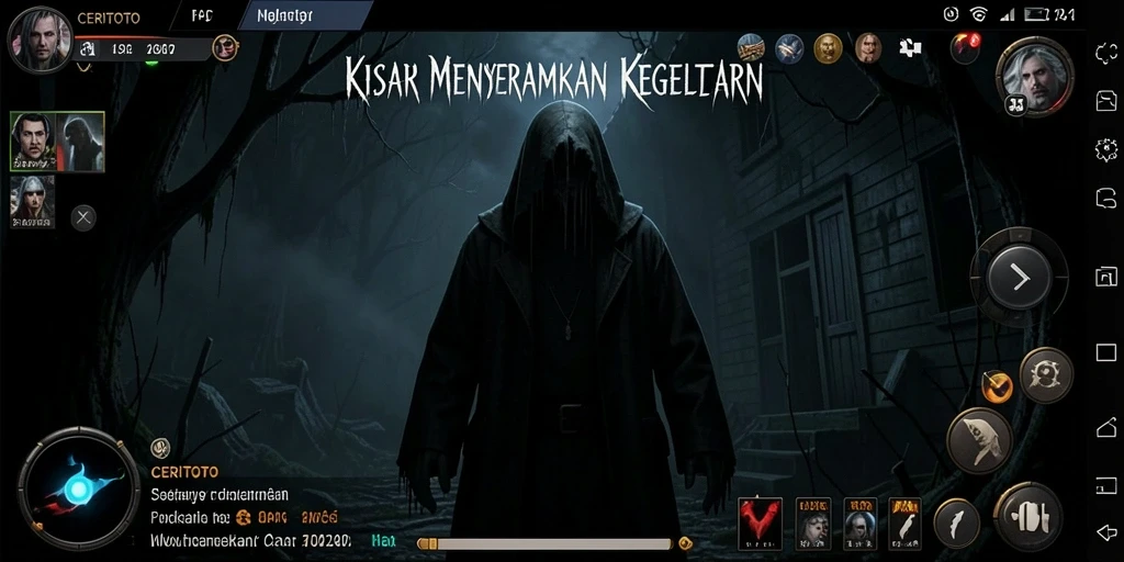 Gameplay menakutkan dari CERITOTO yang menguji keberanian pemain.