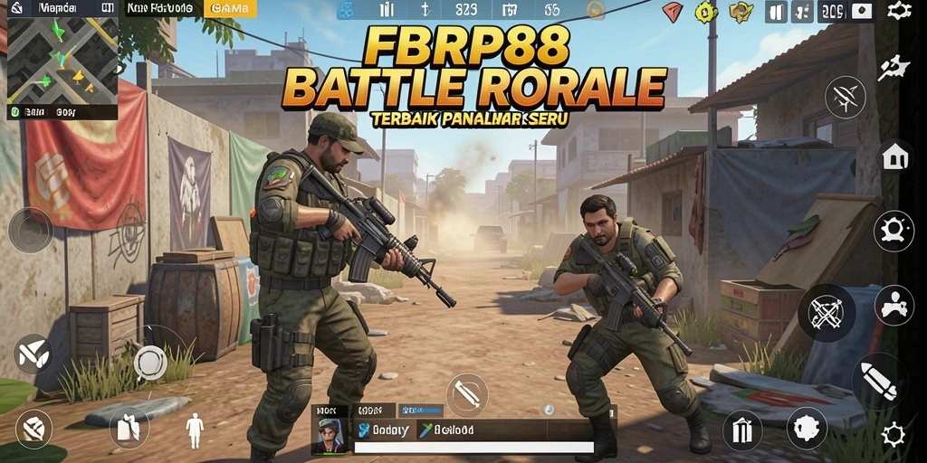 Gameplay seru dalam pertarungan Battle Royale di FBRP88.