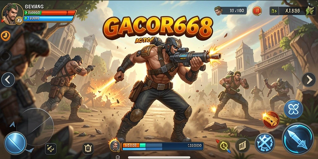 Screenshot GACOR668 menampilkan aksi gameplay yang seru dan mendebarkan.