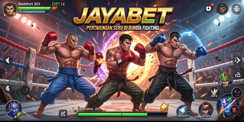 Screenshot JAYABET menampilkan aksi pertarungan seru dalam game Fighting.