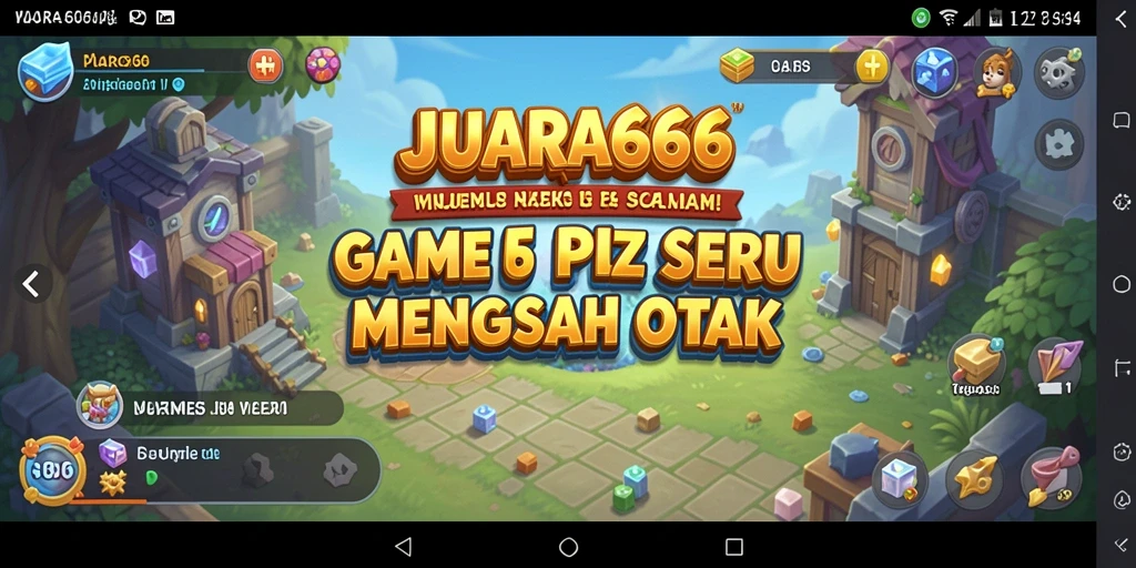 Tangkapan layar menunjukkan gameplay seru JUARA666 dengan berbagai teka-teki yang menarik.