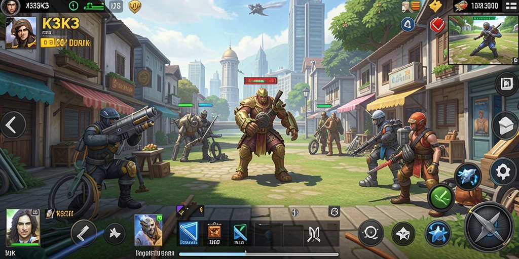Tampilan menakjubkan dari gameplay K3K3 yang menantang.