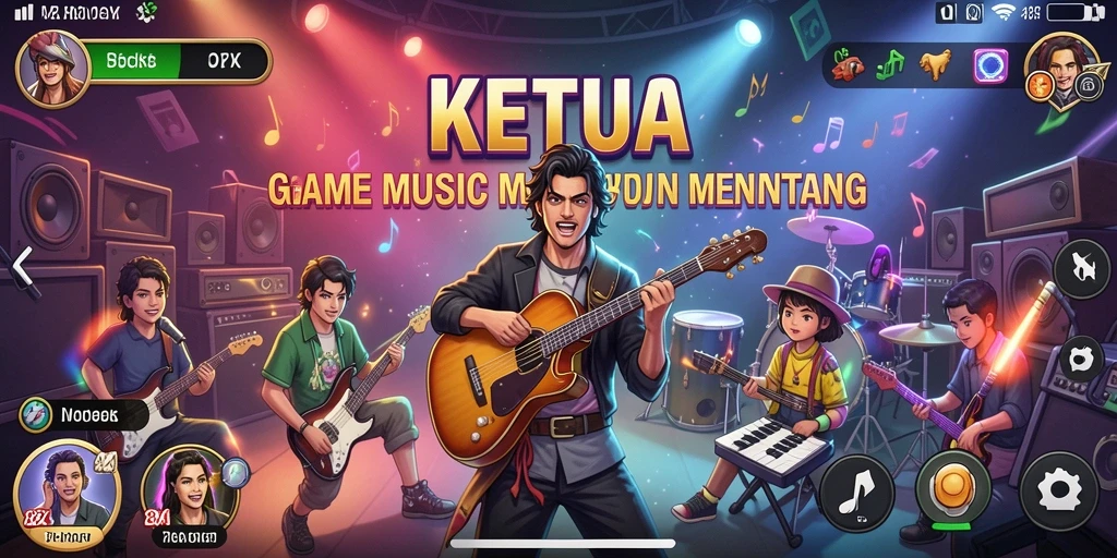 Tampilan gameplay KETUA yang seru dan menantang.