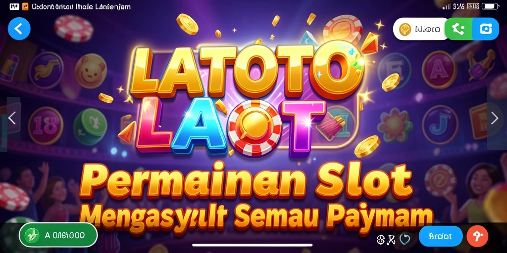Tampilan gameplay LATOTO yang seru dengan grafis menawan.