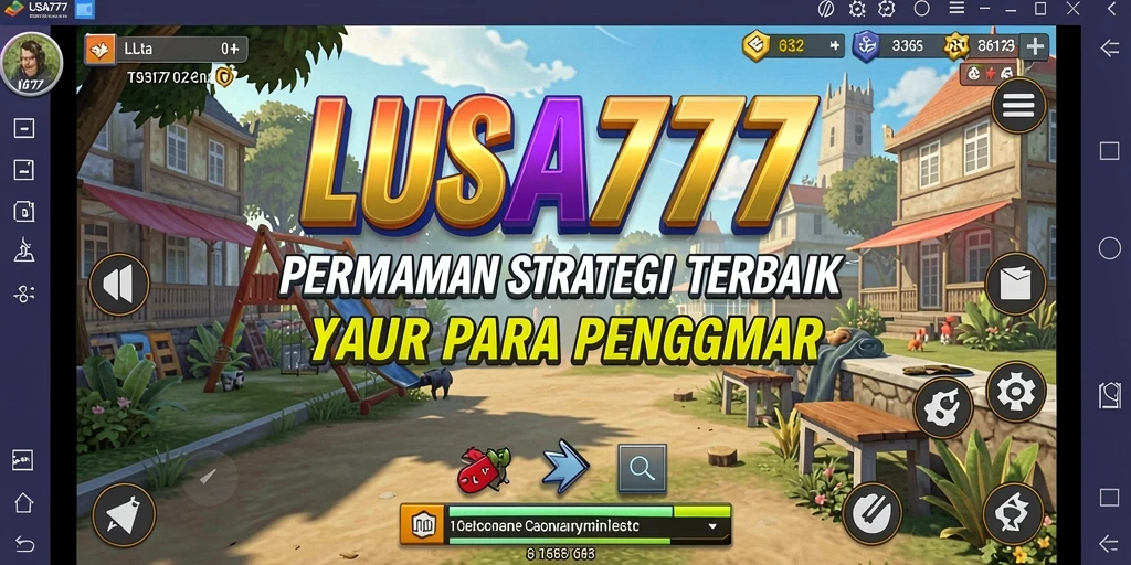 Tangkapan layar gameplay LUSA777 menampilkan pertempuran strategi yang intens.