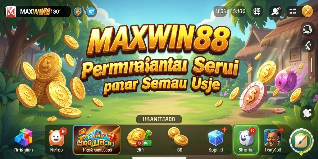Screenshot gameplay MAXWIN88 yang menarik dan penuh warna.
