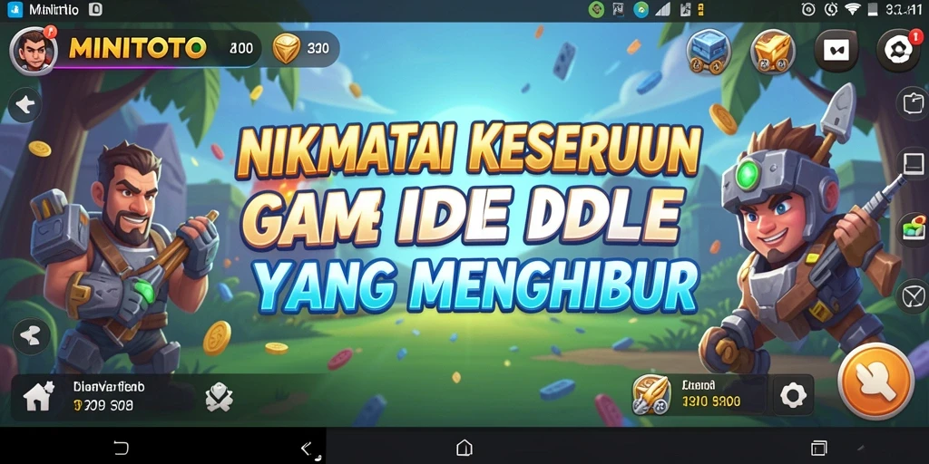 Tangkapan layar gameplay MINITOTO yang menampilkan karakter dan lingkungan bermain yang menarik.