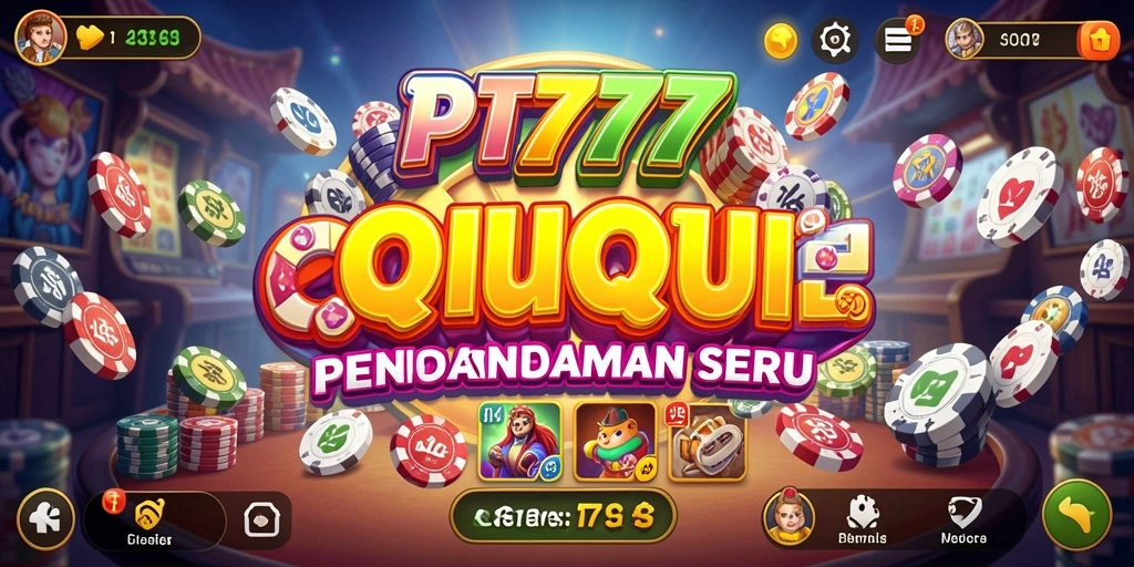 Gameplay seru dari PT777 saat bermain QiuQiu.