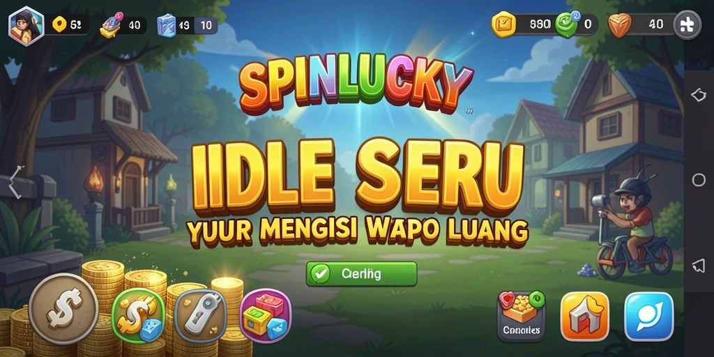 Tampilan gameplay SPINLUCKY yang seru dan mengasyikkan.