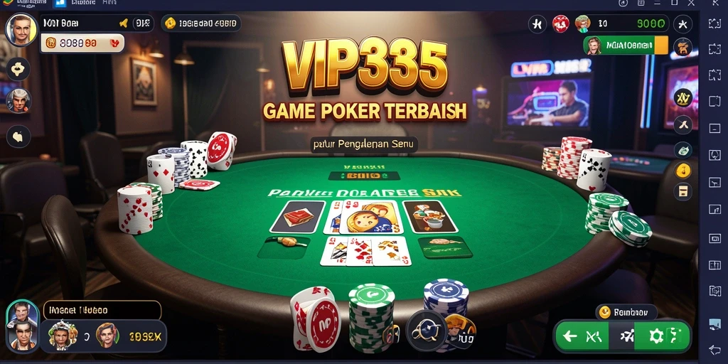 Screenshot gameplay VIP333 yang menampilkan keseruan bermain Poker.