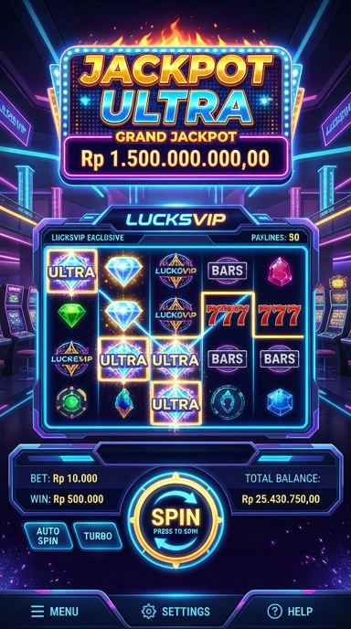 Tampilan antarmuka lucksvip yang menarik dan mudah digunakan.